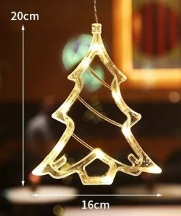 Lampki LED wisząca dekoracja świąteczna choinka
