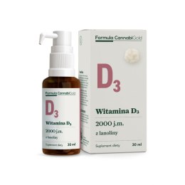 PROMOCJA 1+1 | Olejek Formula CannabiGold WITAMINA D3 Z LANOLINY