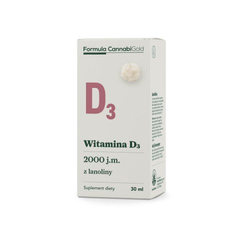 PROMOCJA 1+1 | Olejek Formula CannabiGold WITAMINA D3 Z LANOLINY