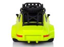 Samochód Sportowy 1:18 Zielone Koło Zapasowe Pilot 27 Mhz