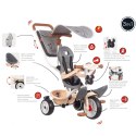 SMOBY Rowerek Trójkołowy Myszka Miki Baby Balade Plus Kremowo-Szary