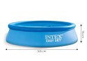 Basen ogrodowy rozporowy 305x76cm Intex 28122 + filtr pompa