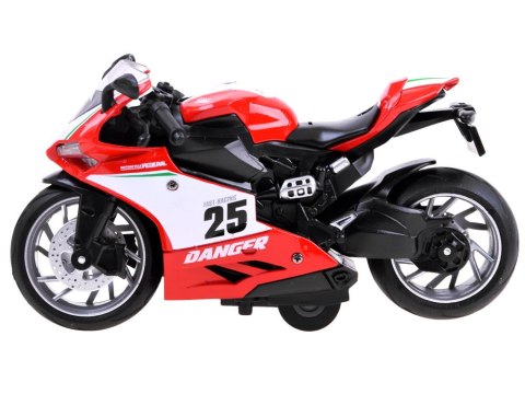 Diecast model Motocykl z naciągiem zabawka ZA3933a
