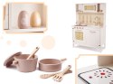 KUCHNIA DREWNIANA MDF RETRO Z AKCESORIAMI BOHO