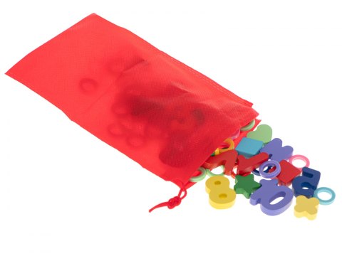 LICZYDŁO DREWNIANE SORTER CYFRY MONTESSORI 3W1 13x36CM