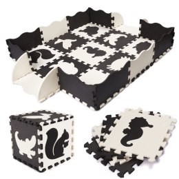 PUZZLE PIANKOWE MATA DLA DZIECI 25EL. CZARNO-BIAŁE