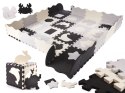 PUZZLE PIANKOWE MATA/KOJEC DLA DZIECI 36EL. CZARNE-SZARE-ECRU