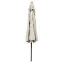 Parasol ogrodowy z korbką skośny składany 300cm