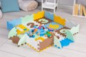 Mata piankowa z pandą kojec puzzle podkład dla dzieci