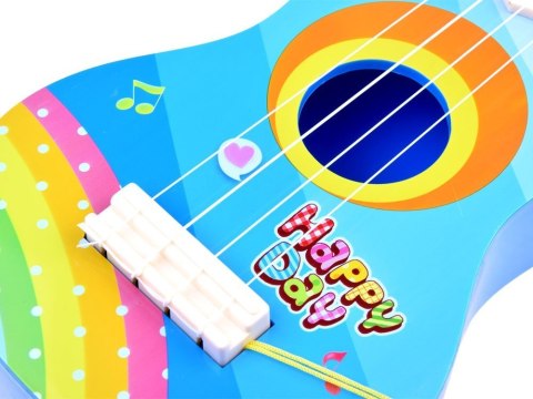 Plastikowa Gitara UKULELE dla dziecka IN0099