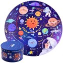 Duże PUZZLE OKRĄGŁE tuba 150el Kosmos