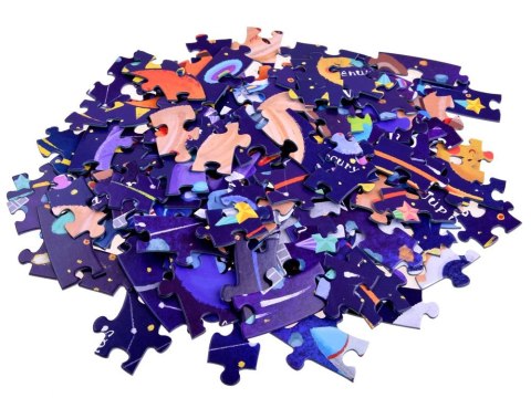 Duże PUZZLE OKRĄGŁE tuba 150el Kosmos