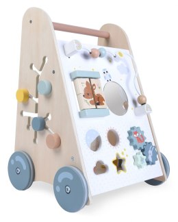 Drewniany chodzik pchacz wózek edukacyjny ECOTOYS