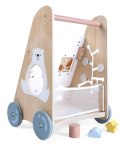 Drewniany chodzik pchacz wózek edukacyjny ECOTOYS