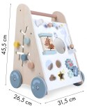 Drewniany chodzik pchacz wózek edukacyjny ECOTOYS