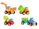 POJAZDY TRAKTOR AUTKO KOPARKA WYWROTKA 4SZT HOLA