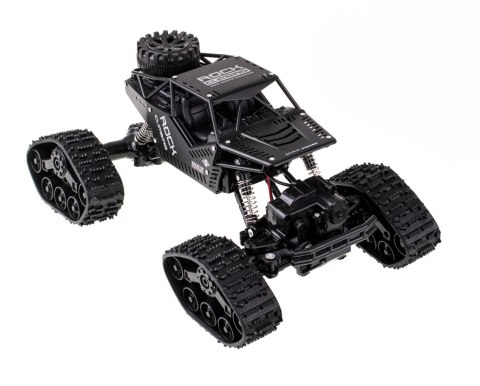 SAMOCHÓD RC ROCK CRAWLER 4x4 LHC012 AUTO 2W1 CZARNY