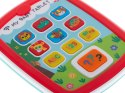 TABLET DOTYKOWY EDUKACYJNY INTERAKTYWNY ŚWIATŁA MUZYKA HOLA