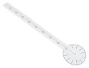 ZEGAR ŚCIENNY DUŻY 80-120CM CZARNY 4 CYFRY