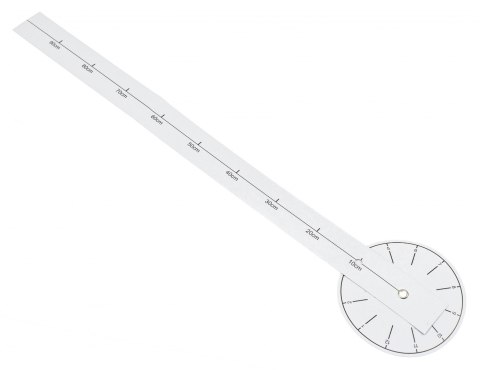 ZEGAR ŚCIENNY DUŻY 80-120CM CZARNY 4 CYFRY