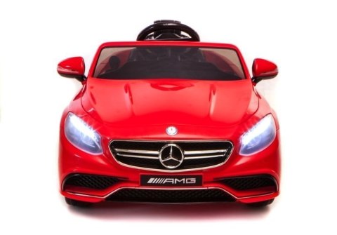 AUTO NA AKUMULATOR MERCEDES S63 AMG CZERWONY