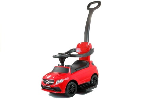 JEŹDZIK MERCEDES Z PCHACZEM 3288 CZERWONY