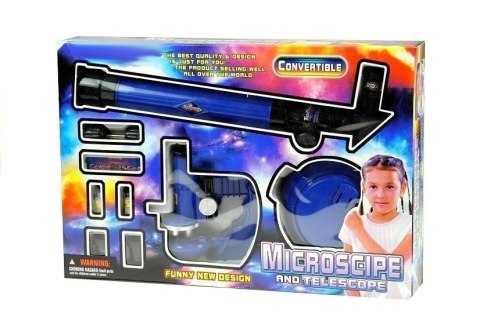 MIKROSKOP ZESTAW 2W1 TELESKOP ZESTAW ODKRYWCY