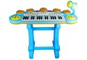 ORGANY PIANINKO KEYBOARD PERKUSJA STOŁEK