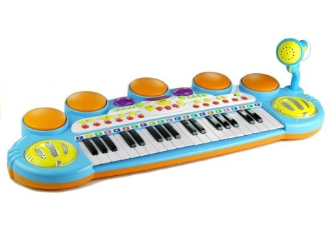 ORGANY PIANINKO KEYBOARD PERKUSJA STOŁEK