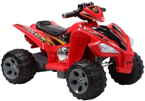 QUAD NA AKUMULATOR DUŻE KOŁA CZERWONY