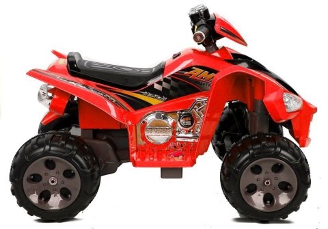 QUAD NA AKUMULATOR DUŻE KOŁA CZERWONY