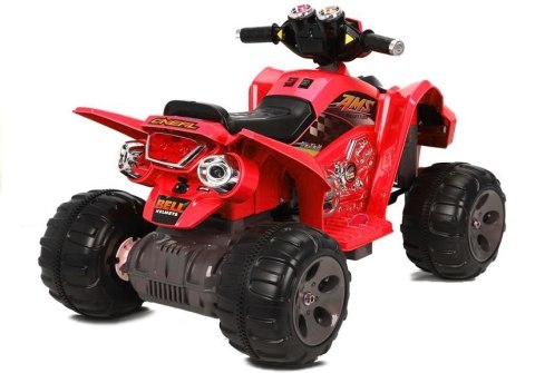 QUAD NA AKUMULATOR DUŻE KOŁA CZERWONY