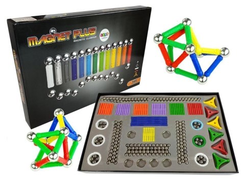 ZESTAW MAGNASTIx KLOCKI MAGNETYCZNE 560 + TABLICA