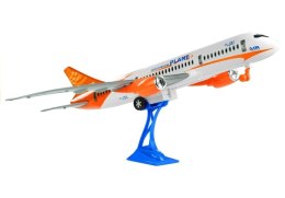SAMOLOT PASAŻERSKI BIAŁY FRICTION PODSTAWKA 65 CM