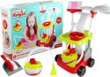 ZESTAW DO SPRZĄTANIA WÓZEK MOP MIOTŁA 9 ELEMENTÓW