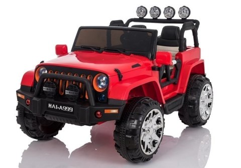 AUTO NA AKUMULATOR JEEP 4x4 A999 CZERWONY