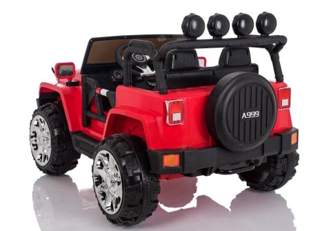 AUTO NA AKUMULATOR JEEP 4x4 A999 CZERWONY