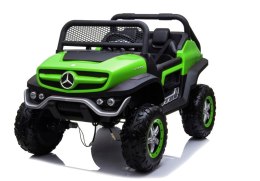 AUTO NA AKUMULATOR MERCEDES UNIMOG ZIELONY