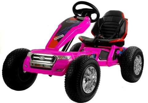 GOKART NA AKUMULATOR DK-G01 RÓŻOWY