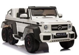 POJAZD NA AKUMULATOR MERCEDES 6x45W BIAŁY MP4