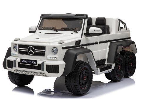 POJAZD NA AKUMULATOR MERCEDES 6x45W BIAŁY MP4