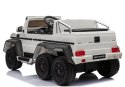 POJAZD NA AKUMULATOR MERCEDES 6x45W BIAŁY MP4