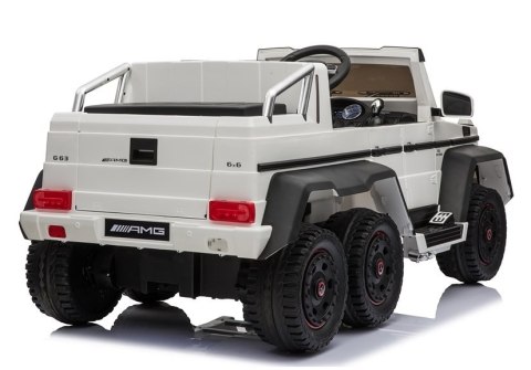 POJAZD NA AKUMULATOR MERCEDES 6x45W BIAŁY MP4