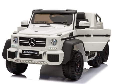 POJAZD NA AKUMULATOR MERCEDES 6x45W BIAŁY MP4
