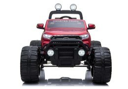POJAZD NA AKUMULATOR FORD RANGER MONSTER CZERWONY LAKIEROWANY LCD