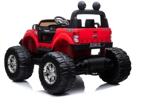 POJAZD NA AKUMULATOR FORD RANGER MONSTER LCD CZERWONY