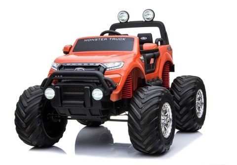 POJAZD NA AKUMULATOR FORD RANGER MONSTER LCD POMARAŃCZOWY