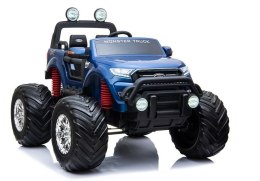 POJAZD NA AKUMULATOR FORD RANGER MONSTER NIEBIESKI LAKIEROWANY LCD