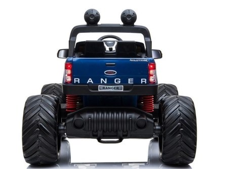 POJAZD NA AKUMULATOR FORD RANGER MONSTER NIEBIESKI LAKIEROWANY LCD
