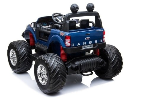 POJAZD NA AKUMULATOR FORD RANGER MONSTER NIEBIESKI LAKIEROWANY LCD